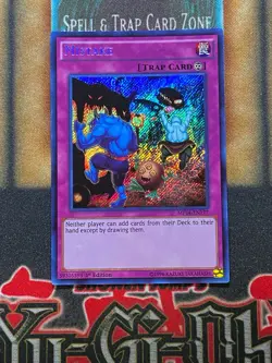 Yugioh Mistake MP14-EN177 Secret Rare 1st Ed LP - Image 1