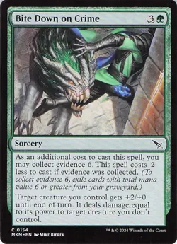 Bite Down on Crime C 0154 MTG Magic: The Gathering Common Card - Image 1