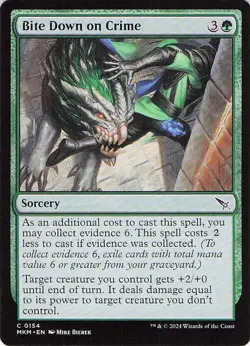 Bite Down on Crime 0154 MTG Common Magic the Gathering Card - Image 1