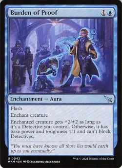 Burden of Proof MTG 0042 Common Magic: The Gathering Card - Image 1
