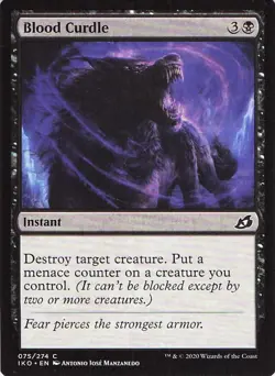 Blood Curdle 075/274 MTG Ikoria Common Magic Card - Image 1