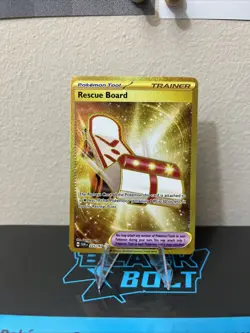 Pokemon Rescue Board Twilight Masquerade Gold Hyper Rare TCG Card 225/167 - Image 1
