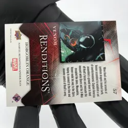 Marvel Card Venom 57 Orange /299 Fleer Upper Deck Renditions [NM] - Image 4