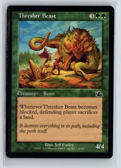THRESHER BEAST - MTG Magic the Gathering Card - Prophecy - Common - Image 1