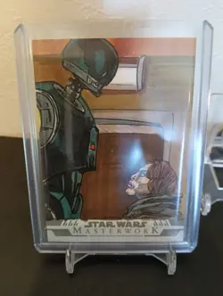 Topps Star Wars Masterwork | Sketch card K-2SO and Jyn Erso 1/1 - Image 1