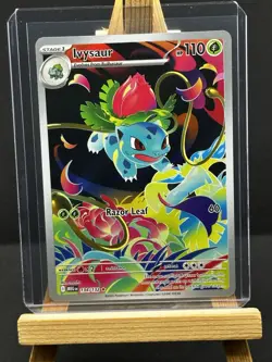 Ivysaur Holo Pokemon Card Mega Evolution Set 134/132 Illustration Art - Image 1