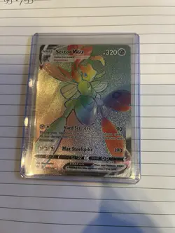 Pokemon TCG Scizor VMAX Darkness Ablaze Rainbow Rare Card 193/189 NM - Image 1