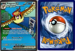 Pidgeot EX 225/197 Special Illustration Rare Holo Pokemon Card (OBF) - Image 1