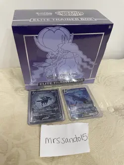 Pokemon Card Chilling Reign Lot Of 4:1 ETB & 3 Singles - Image 2