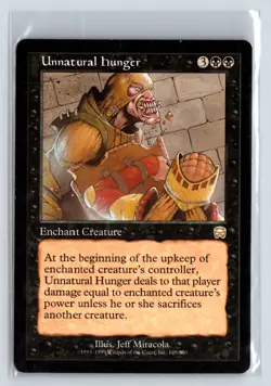 Unnatural Hunger - Mercadian Masques - MTG Magic the Gathering Card - Image 1