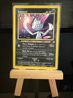 SNEASEL - 25/111 Neo Genesis 2000 - Regular Rare MP - Pokemon TCG Card - Image 1