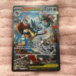 Mega Lucario Ex 179/132 SIR NM Mega Evolution Pokemon Card - Image 1
