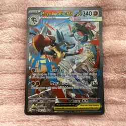 Mega Lucario Ex 179/132 SIR NM Mega Evolution Pokemon Card - Image 2