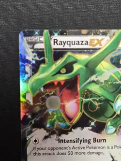 Pokemon 2015 TCG Rayquaza-EX Roaring Skies Holo Card 75/108 EX Rare - Image 2