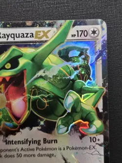 Pokemon 2015 TCG Rayquaza-EX Roaring Skies Holo Card 75/108 EX Rare - Image 3