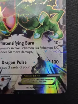 Pokemon 2015 TCG Rayquaza-EX Roaring Skies Holo Card 75/108 EX Rare - Image 4
