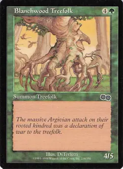 Blanchwood Treefolk 238/350 Magic The Gathering MTG Common - Image 1
