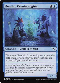 Benthic Criminologists 0040 MTG Magic: The Gathering NM Common - Image 1