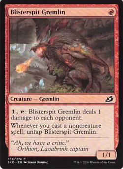 Blisterspit Gremlin 108/274 Magic MTG IKO Common TCG Card - Image 1