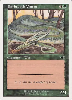 Barbtooth Wurm (125/173) MTG, Common - Image 1