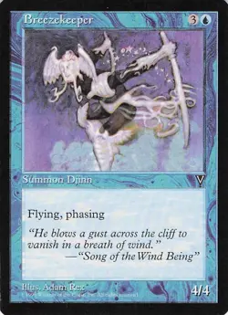 Magic: The Gathering Breezekeeper 24/167 Visions NM Common MTG Card - Image 1