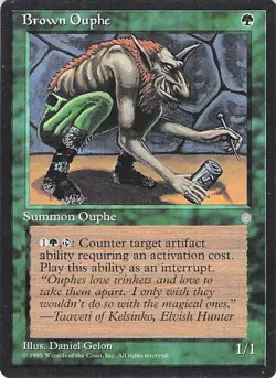 Brown Ouphe - 1/1 - Common - Magic The Gathering MTG - Image 1