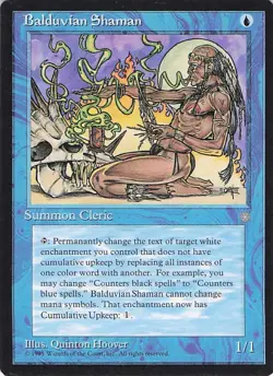 MTG Balduvian Shaman 1/1 Ice Age Common Magic: The Gathering - Image 1