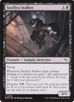 Basilica Stalker C 0078 MTG Magic The Gathering Common Card Near Mint - Image 1
