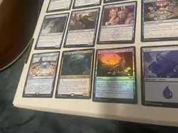 Blue MTG Cards Lot Rare Uncommon Land Foil + Commons Magic The Gathering Cards - Image 2