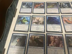 Blue MTG Cards Lot Rare Uncommon Land Foil + Commons Magic The Gathering Cards - Image 4