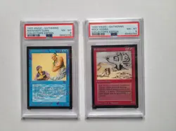MTG 1993 Beta CE Collector's Edition PSA 8 NM-MT Rock Hydra & Mahamoti Djinn - Image 2