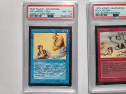 MTG 1993 Beta CE Collector's Edition PSA 8 NM-MT Rock Hydra & Mahamoti Djinn - Image 3