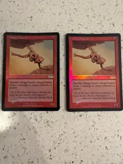 2x Foil Mogg Fanatic DCI Promo MP MTG Magic the Gathering x1 MKE - Image 1