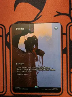 Ponder 0013 Borderless MTG Spider-Man Non-Foil - NM - Image 1