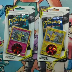 TEAM UP Checklane Blister Packs Pokemon Sun & Moon Booster Lot of 2 - SEALED - Image 1