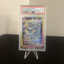2025 Pokemon Vaporeon ex 149/131 PSA 10 Special Illustration Rare Card 💎 - Image 1