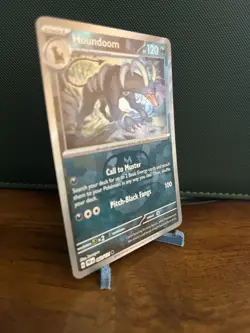 Houndoom 063/131 (Master Ball Pattern) Pokemon TCG Prismatic Evolutions Holo NM - Image 3