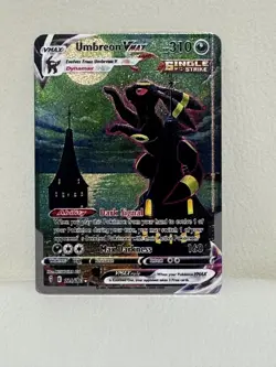 Metal Pokemon TCG S-English Umbreon VMAX 173/132 HR Holo Alt Art NM Sword&Shield - Image 1