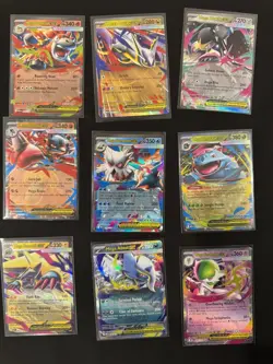 Pokemon TCG Mega Evolution EX Lot NM 9 Cards - Image 1