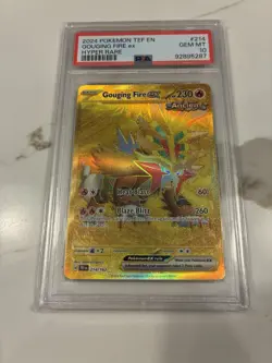 Pokemon TCG Gouging Fire ex - 214/162 Temporal Forces Hyper Rare - PSA 10 - Image 5
