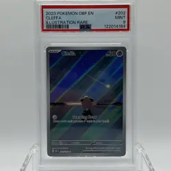 Pokemon TCG Obsidian Flames Cleffa IR #202/197 PSA 9 MINT - Image 1