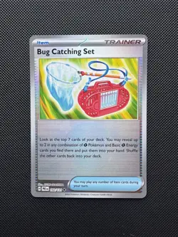 Pokemon TCG - Bug Catching (Poke Ball Reverse) 102/131 SV Prismatic Evolutions - Image 1
