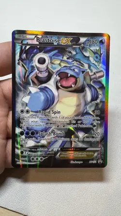 Blastoise EX XY122 XY Promos Black Star Promo Full Art Holo Pokemon VLP - Image 1