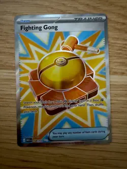 Pokemon Fighting Gong 168/132 Ultra Rare Full Art Mega Evolution English - Image 1