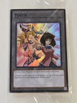 Tea & Dark Magician Girl TKN5-EN022 SEALED Super Rare Yugioh Token Card Mint - Image 1