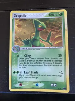 Sceptile 4/17 Holo POP Series 1 Promo Pokemon Card 2004 - Image 1