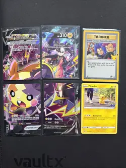 Pokemon Card Lot 6 Cards V-union SET / Team Rocket / Pikachu - Image 1