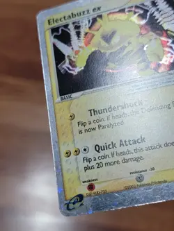 MP! Electabuzz ex 97/109 Ruby and Sapphire Holo Pokemon Card - Image 3