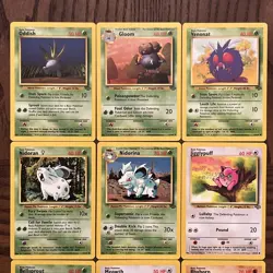 Pokemon Base Set Jungle 9 Card Lot - Image 3