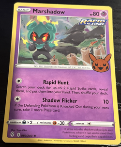 Marshadow 080/203 Trick or Trade 2023 Holo Pokemon Card - Image 1